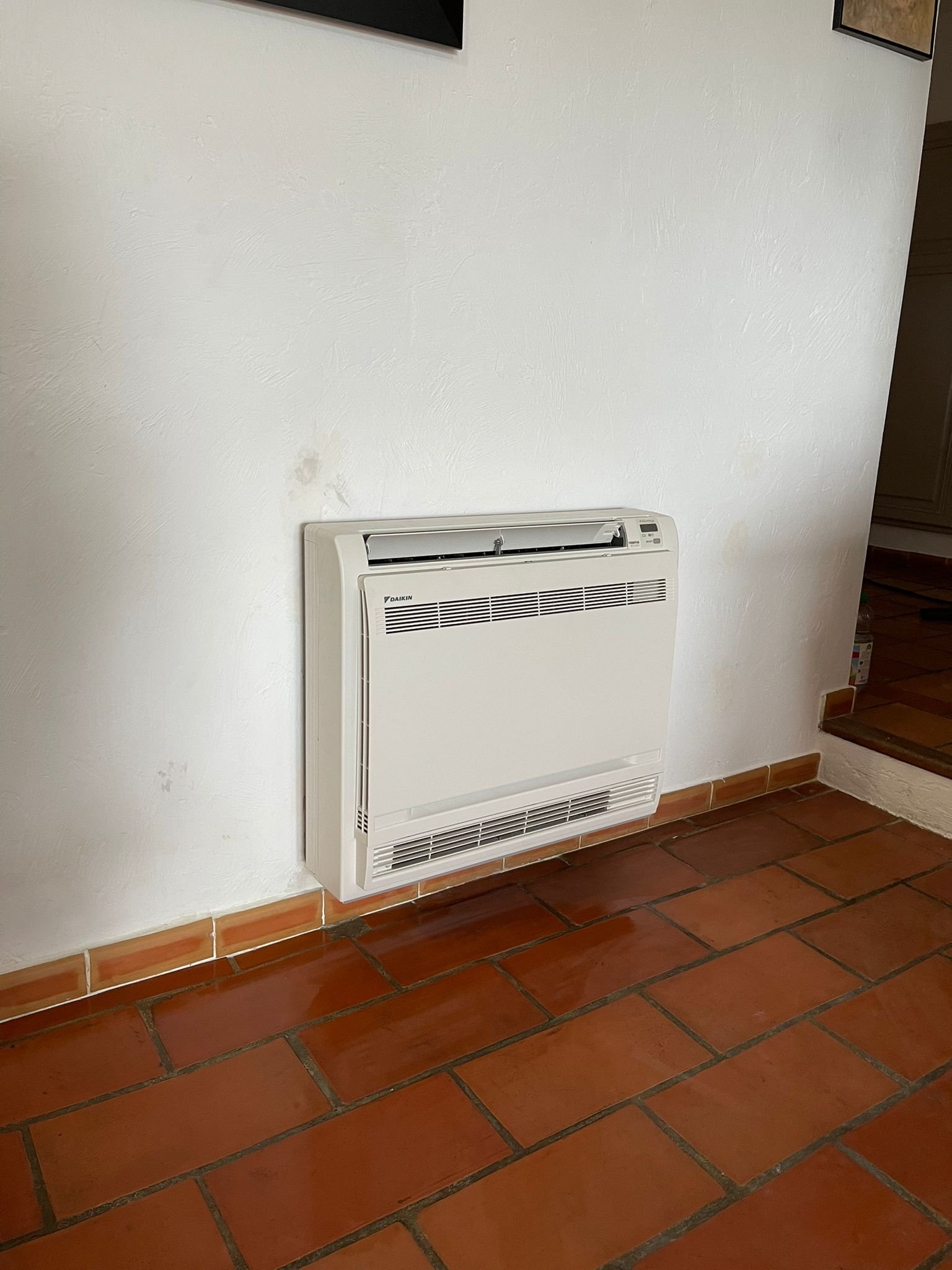 Installation climatisation console