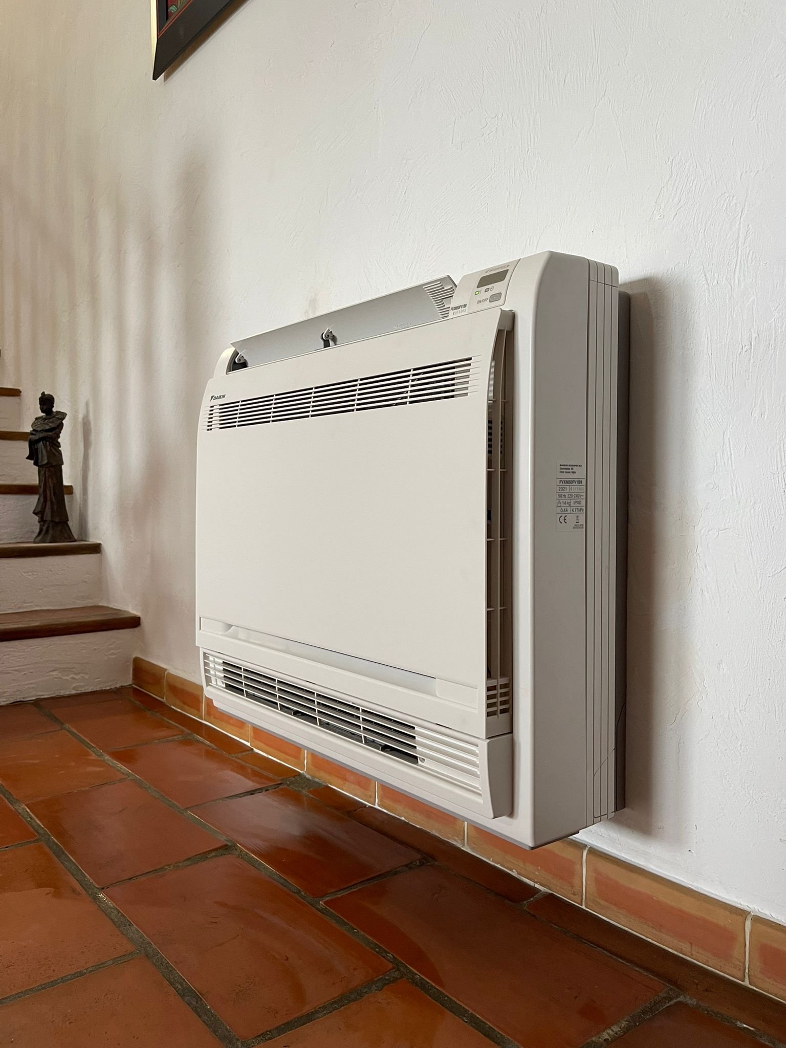 Installation climatisation console