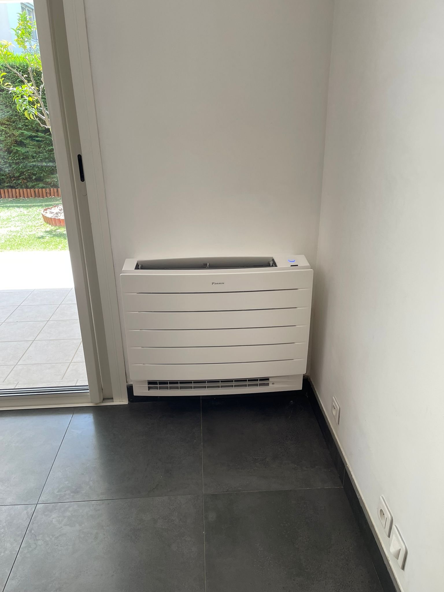 Installation climatisation console